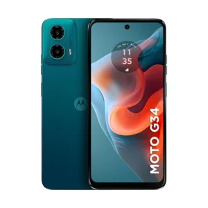 Smartphone Motorola Moto G34 5G 256GB 16GB RAM Boost Câmera 50MP com Moto AI NFC - Verde